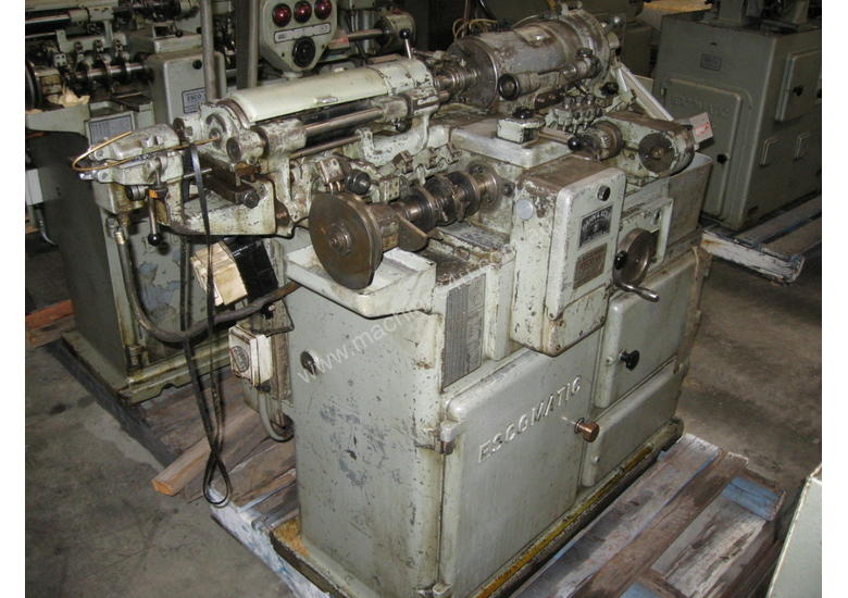 caption D6 Escomatic Swiss type machine