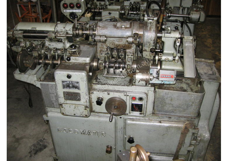 caption D6 Escomatic Swiss type machine