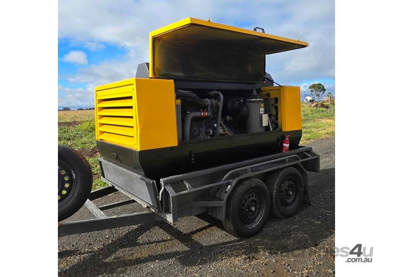Atlas copco Xas 186 - 375cfm Diesel Air Compressor & 20m 3/4