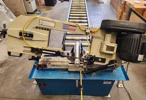 Metal Cutting Band Saw - Swivel Vice- With Roller Conveyor