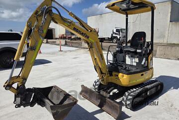 2022 Komatsu PC18MR-3 Excavator with Tilt Hitch & Low Hours