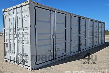 2026 40HQ Container, One Side Multi-Door,4 Doors