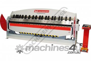 PB-1030T Hydraulic NC Panbrake - Ezy Touch Screen Control 3050 x 3.2mm Mild Steel Bending Capacity P