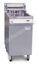 caption Electric Fryer Austheat AF812R Single Pan 2 Basket