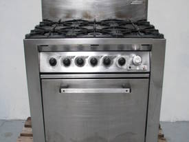Commercial Stainless Steel 6 Burner Stove and Oven - picture0' - Click to enlarge