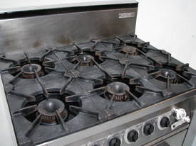 Commercial Stainless Steel 6 Burner Stove and Oven - picture1' - Click to enlarge