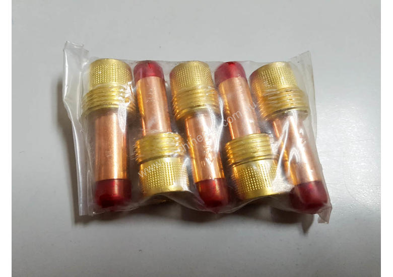 caption **Pack of 5** Gas Lens Collet Body 4.0mm