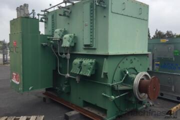 9300 kw 4 pole 6.6kv Toshiba AC Electric Motor