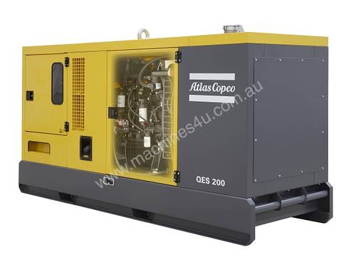 Atlas Copco Prime Fixed Generator QES 200 Temporary Power Generator 