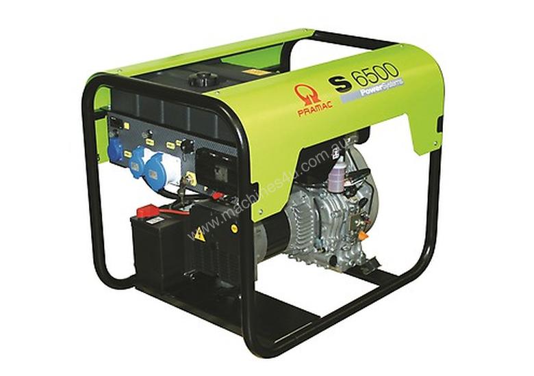 caption PRAMAC 5.9kVA Max DIESEL Portable Generator- S6500