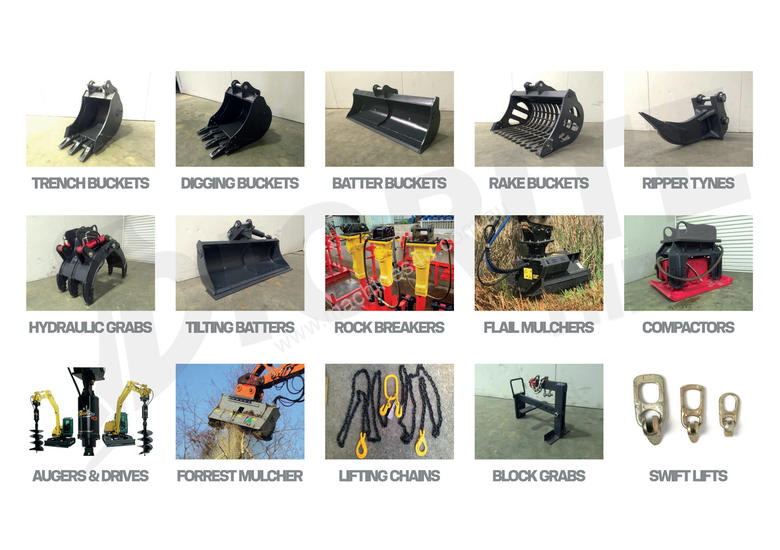caption NEW : 2.4T MINI EXCAVATOR FOR SHORT AND LONG TERM DRY HIRE