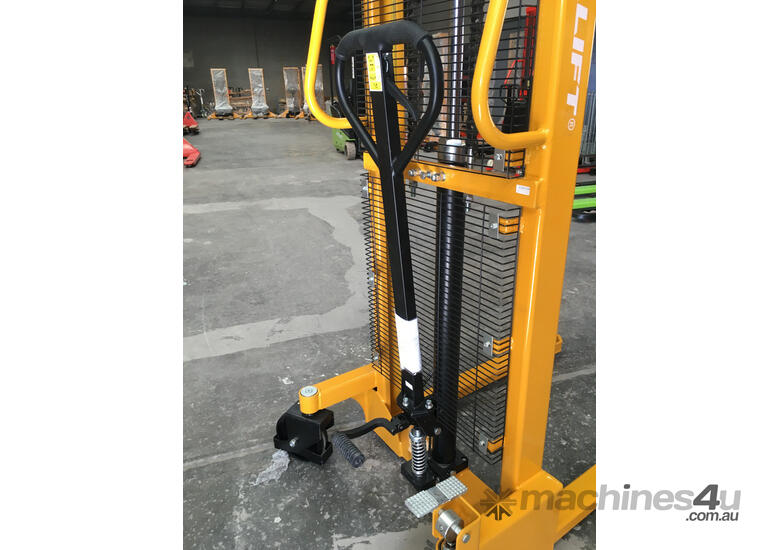 caption JIALIFT 1T 1.6M Manual Stacker / Lifter | Best Service, Brand New, 1 Year Warranty