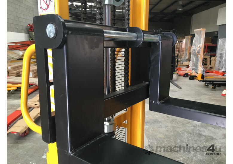 caption JIALIFT 1T 1.6M Manual Stacker / Lifter | Best Service, Brand New, 1 Year Warranty