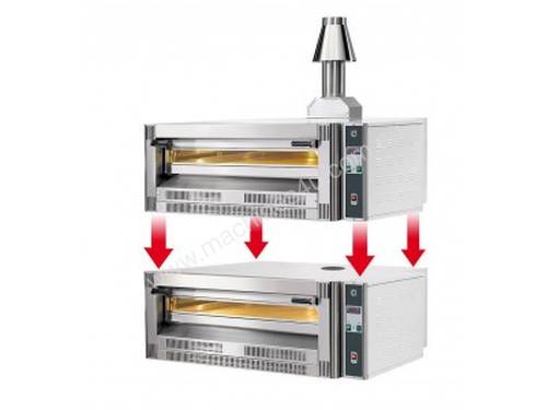 CUPPONE - Superimposable single chamber Gas oven
