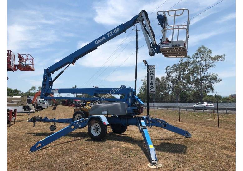 caption Genie TZ50 trailer mounted Z Boom (50ft lift height)