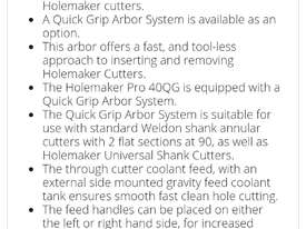 Holemaker pro 40 2016 magnetic drill - picture1' - Click to enlarge