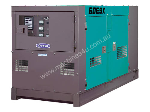 DENYO 60KVA Diesel Generator - 1 Phase - DCA-60ESX - Hino Engine