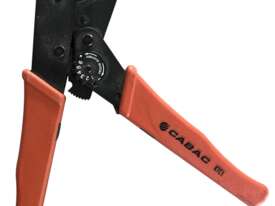 Cabac Pre-Insulated Ratchet Terminal Crimpers RD/BL/YL 0.5mm - 6mm KTC1  - picture0' - Click to enlarge