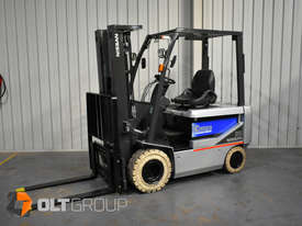 Nissan T1B 2.5 Tonne Electric Forklift Container Mast 2016 Model Refurbished Battery - picture0' - Click to enlarge