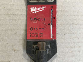 Milwaukee 16mm x 210mm SDS-plus Masonry Concrete Drill Bit 4932-3070-81 - picture1' - Click to enlarge