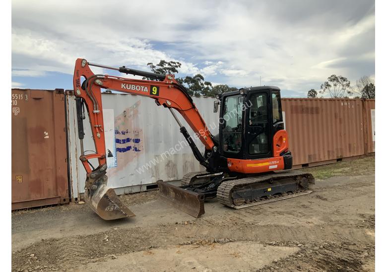 caption Kubota U55-4 Excavator