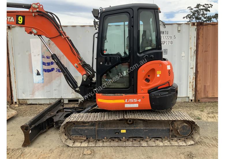 caption Kubota U55-4 Excavator