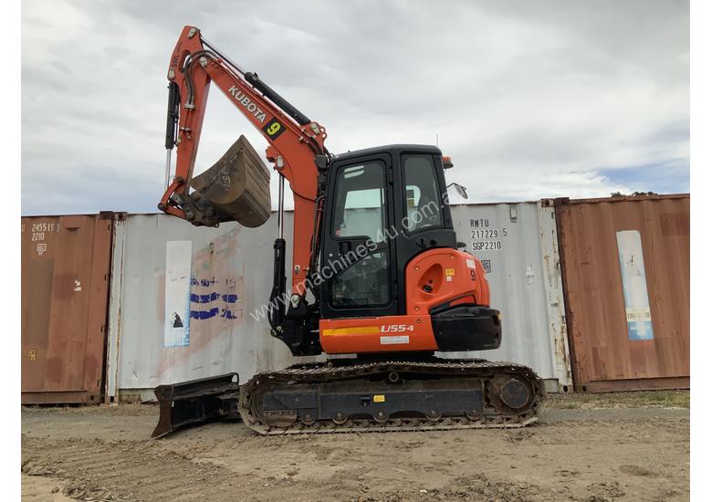 caption Kubota U55-4 Excavator