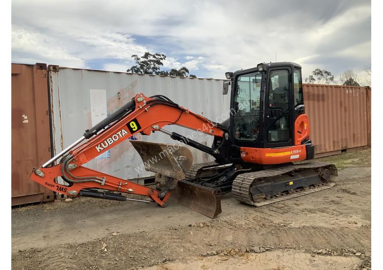 caption Kubota U55-4 Excavator