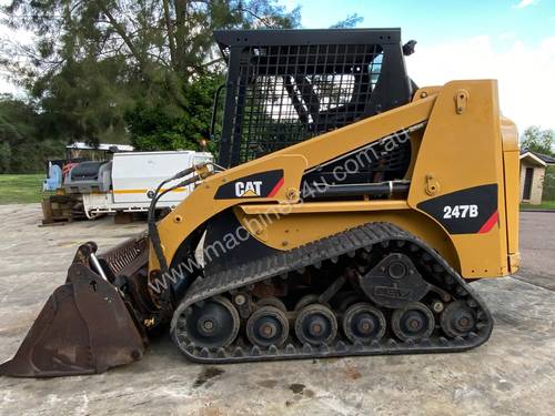 CAT 247B MTL 3.2T Track Loader 1327hrs with DIGGA 4in1 