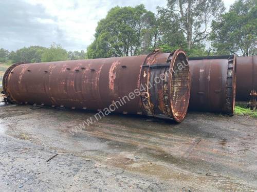 Pipe 2500 mm ID, x 10 m, 30 mm wall thickness  Flanged ends.