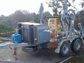 6ton self loading cable drum trailer , 2cyl diesel , drum drive , - picture0' - Click to enlarge