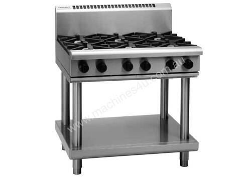 Waldorf 800 Series RNL8609G-LS - 900mm Gas Cooktop Low Back Version `` Leg Stand