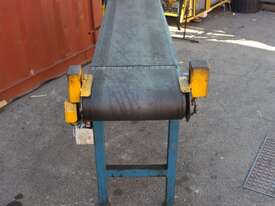 Motorised Rubber Belt Conveyor Drum motor 2250 x 400mm EXTENSION LEGS 900 high - picture0' - Click to enlarge