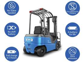 BYD ECB16S – 4 wheels Lithium Counterbalance Forklift - Hire - picture1' - Click to enlarge