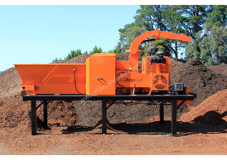 New chipstar Vortex 12 drum chipper Australian Made Wood Chippers