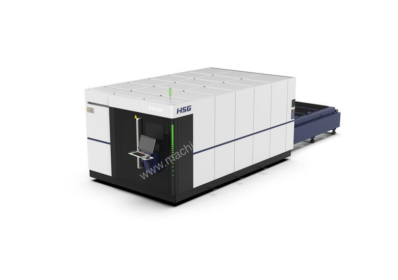 caption HSG 10kW Fiber Laser Cutting Machine