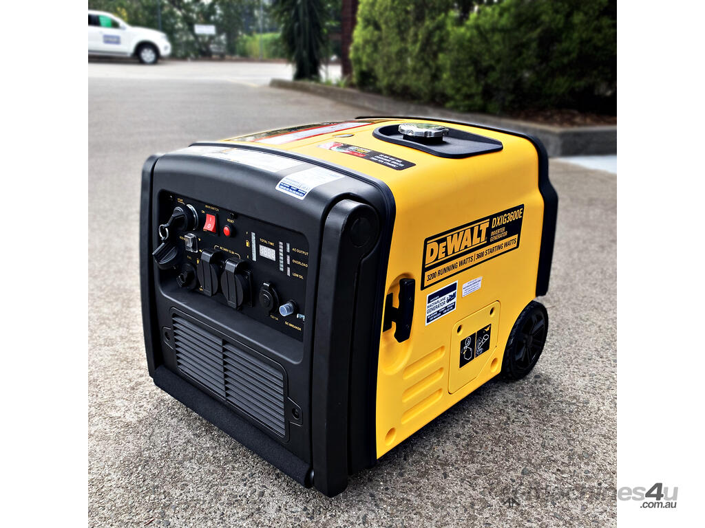 3.6kVA Dewalt Inverter Generator with Electric Start Macfarlane