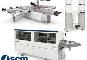 SCM Electronic Panel Saw and Edgebander with Pre Milling and Cnr Rounding