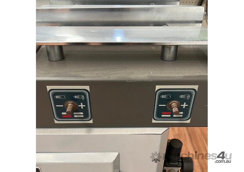 caption *Shop Soiled* Glue Spreader with Fixed Base (Two Head) Semi Automatic 9033X by Pizzi