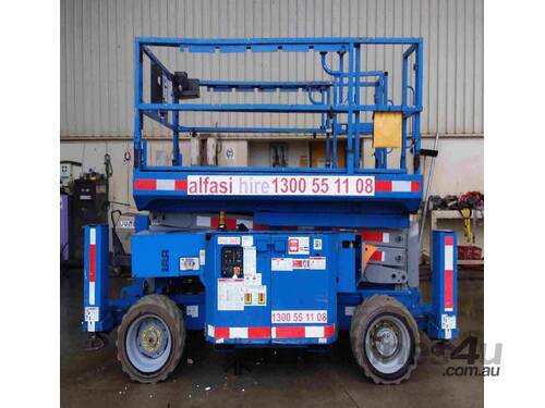 2012 Genie GS2669RT Rough Terrain Scissor Lift