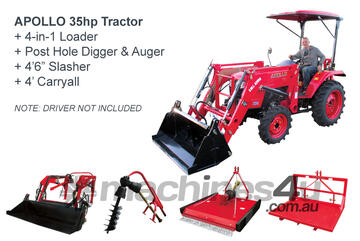 APOLLO 35hp Fencing & Mowing Tractor Package