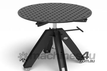 Rotating table height adjustable static incl. Perforated plate 1100