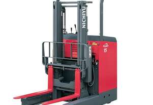 NICHIYU STAND-ON REACH FORKLIFT FBR25