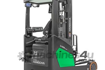 Hangcha 1.4 to 2.5 Tonne Lithium Reach Truck