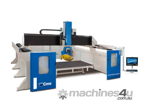 CMS BREMBANA GIXA Large sized 5-axis CNC bridge saw