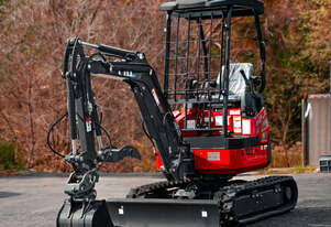 UHI Kubota Engine UME18 Mini Excavator with 8 Attachments and Swing Boom