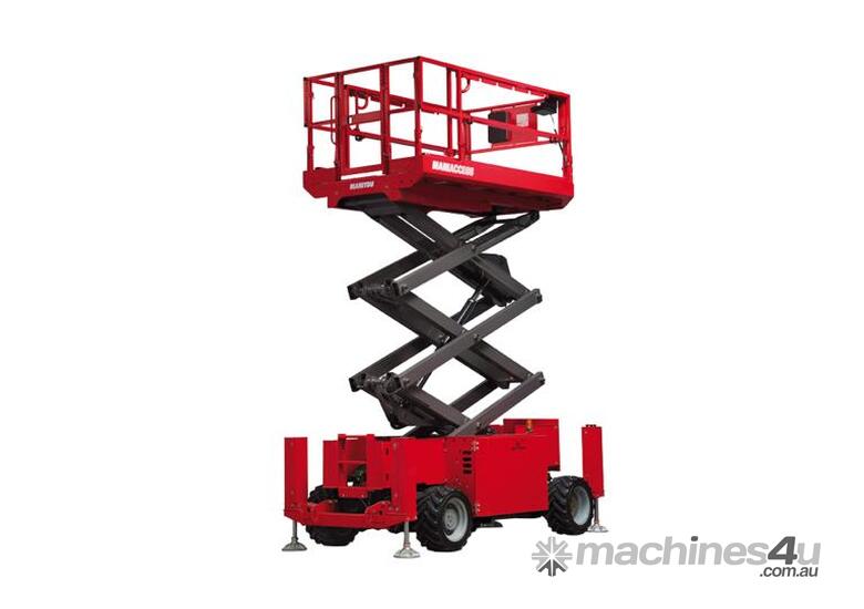 caption Manitou 100 SC Mobile Elevating Work Platform