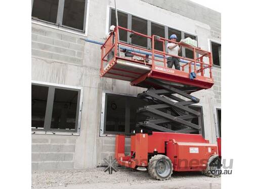 caption Manitou 100 SC Mobile Elevating Work Platform