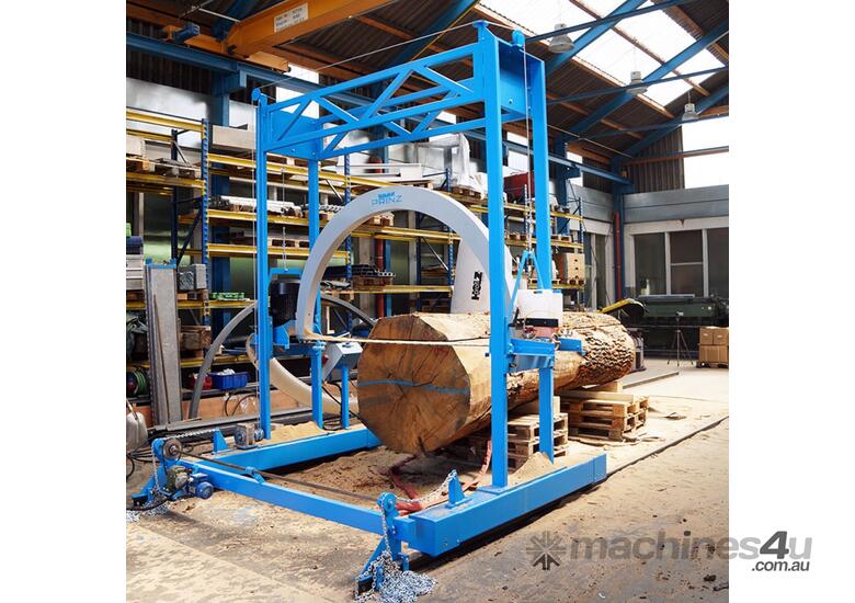 caption Prinz HORIZONTAL LOGSPLITTER Saw for Round Timber