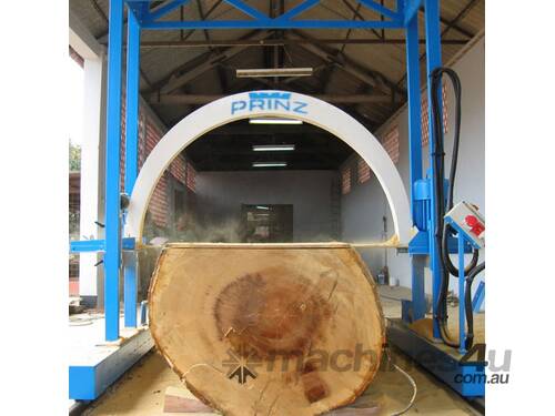 caption Prinz HORIZONTAL LOGSPLITTER Saw for Round Timber